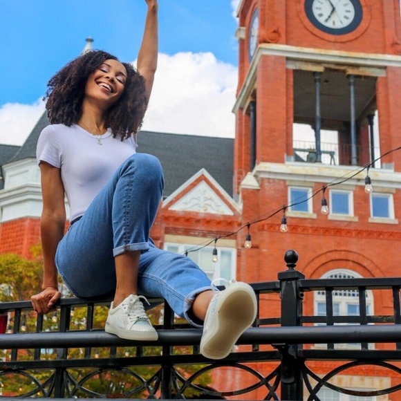 Disney x Aldo Glasssneaker Cinderella Multi Sizes White NEW IN BOX Authentic - Picture 8 of 8